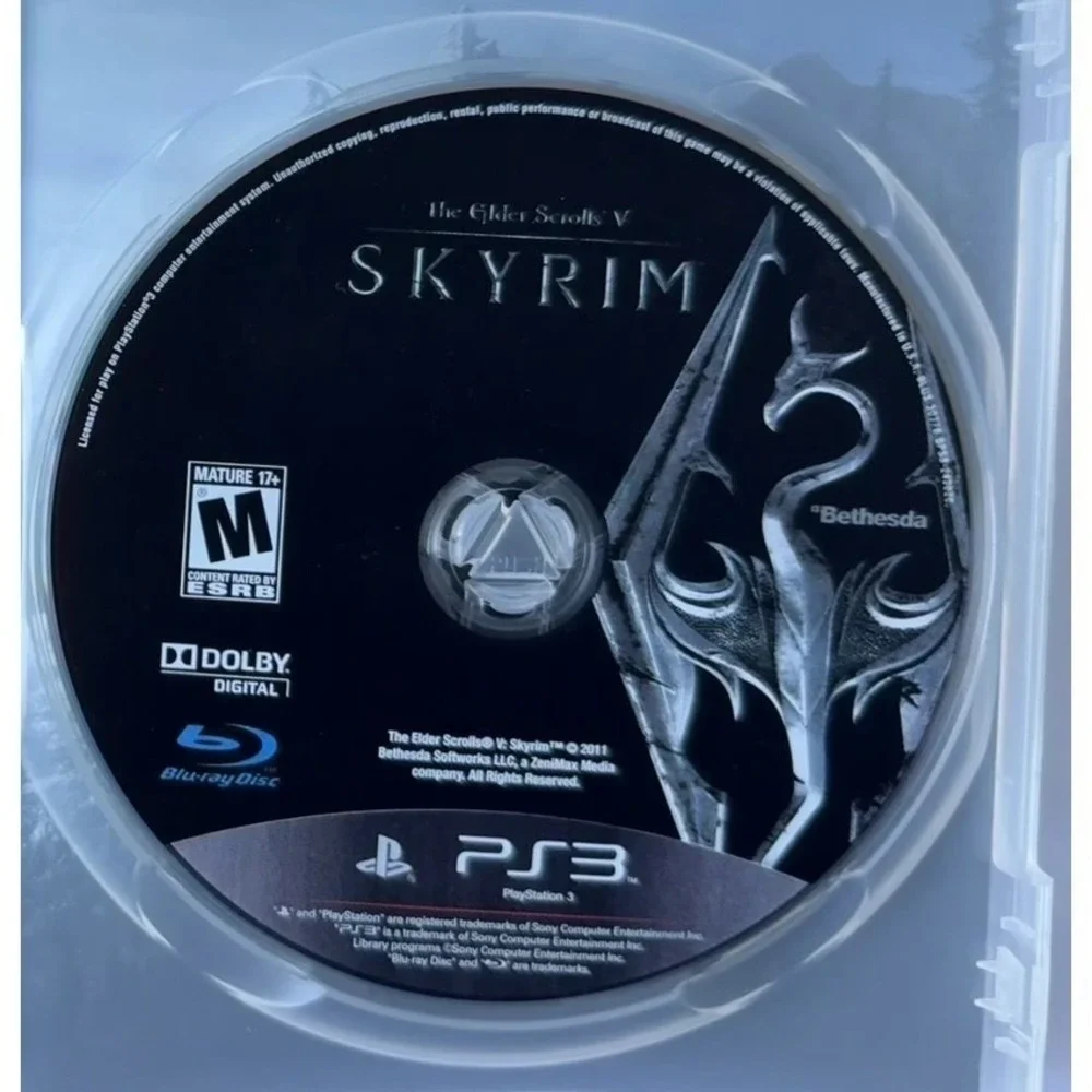 The Elder Scrolls V: Skyrim (Sony PlayStation 3)‎ Complete CIB W/ Map & Manual